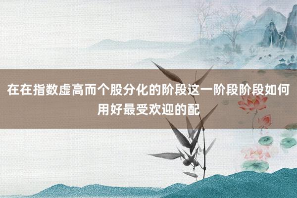 在在指数虚高而个股分化的阶段这一阶段阶段如何用好最受欢迎的配