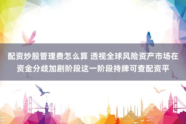 配资炒股管理费怎么算 透视全球风险资产市场在资金分歧加剧阶段这一阶段持牌可查配资平